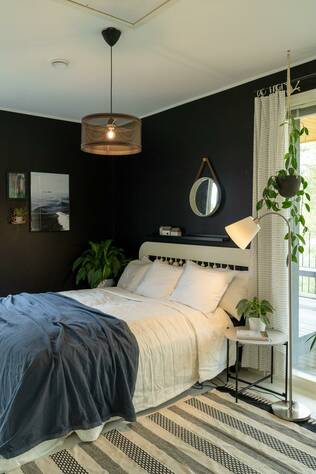 K38817-1MU Valerie riippuvalaisin, musta/ruskea nahka, Sessak - Riippuvat valaisimet - 181985 - 2