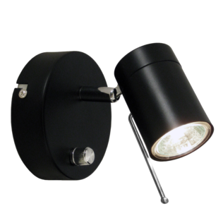 4300190-4002 Correct seinävalaisin, mattamusta, GU10, himmennin, By Rydéns, Sessak - Seinävalaisimet - 183736 - 1