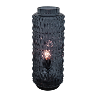 4001860-3000 Conroy - pöytävalaisin, sininen lasi, E27, 17x42cm, By Rydéns, Sessak - Pöytävalaisimet - 181640 - 4