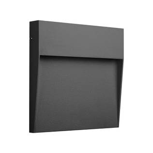 7015 Baker seinävalaisin 16cm grafiitin harmaa, IP54, 6W led 3000K 420lm, Mantra, E.litevalaisimet - Seinä- ja kattovalaisimet - 183640 - 1