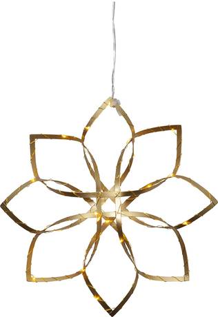 690-91 Amaze led metallitähti 30cm, kulta, Star Trading, noortrade - Kranssit ja tähdet - 185270 - 1