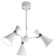 K45810-3VA Ayla - kattovalaisin, 3-osainen, teleskooppivarsi, valkoinen / messinki, Sessak - Riippuvat valaisimet - 183350 - 1