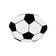 3997-016 Soccer jalkapallo -kattovalaisin 27,5cm, Briloner, E.litevalaisimet - Plafondit - 184960 - 1