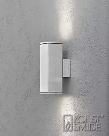 7907-310 2-osainen Monza -seinävalaisin, anodisoitu alumiini, Konstsmide - Seinä- ja kattovalaisimet - 013020 - 1