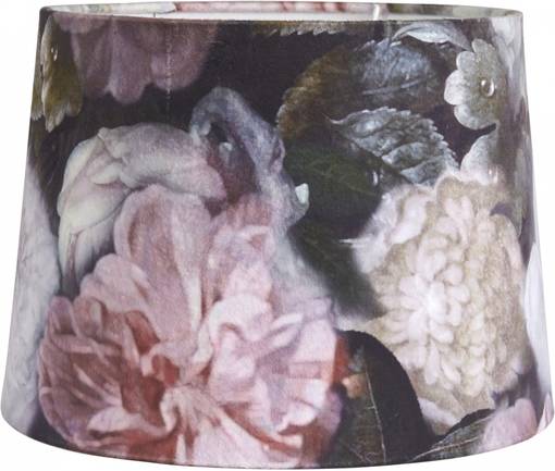 420-1681 Sofia Sammet Lina - varjostin 20cm, kukkakuviollinen sametti, PR Home, Noortrade - Kankaiset varjostimet ja muut kuin lasi - 185100 - 1