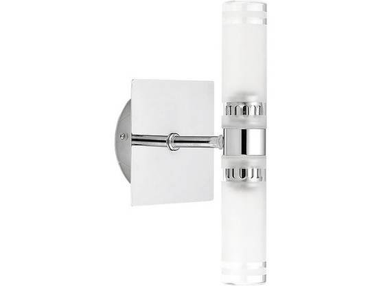 3350 2-osainen Baltic -seinävalaisin, kromi / lasi, 2 x G9, IP44, E.litevalaisimet - Seinävalaisimet - 013890 - 2