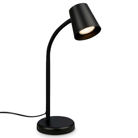 7476015 Skriva pöytävalaisin musta, GU10, Briloner, e.litevalaisimet - Pöytävalaisimet - 004450 - 1