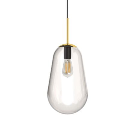8672 Pear M - riippuvalaisin, kirkas lasi / musta / kulta, Nowodvorski, E.litevalaisimet - Riippuvat valaisimet - 184340 - 1