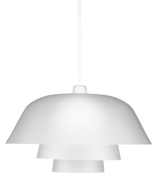 Lootus -riippuvalaisin 62cm valkoinen, design Jukka Korpihete, Fosto Oy - Riippuvat valaisimet - 006770 - 1