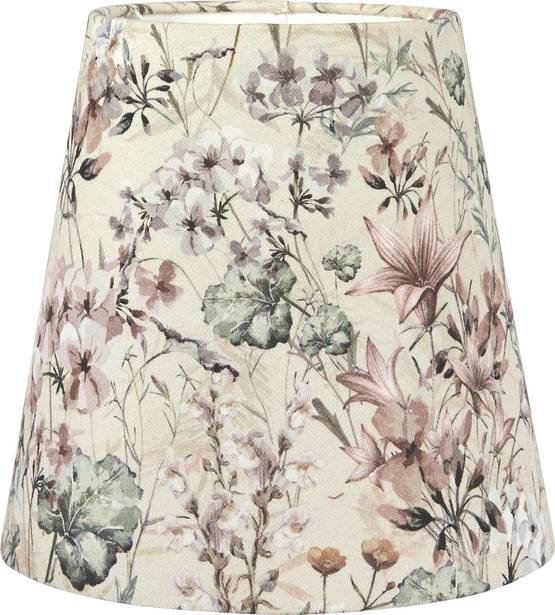 ML02-3410 Mia varjostin 20cm, flower garden - kangas, PR Home, Noortrade - Kankaiset varjostimet ja muut kuin lasi - 101400 - 1