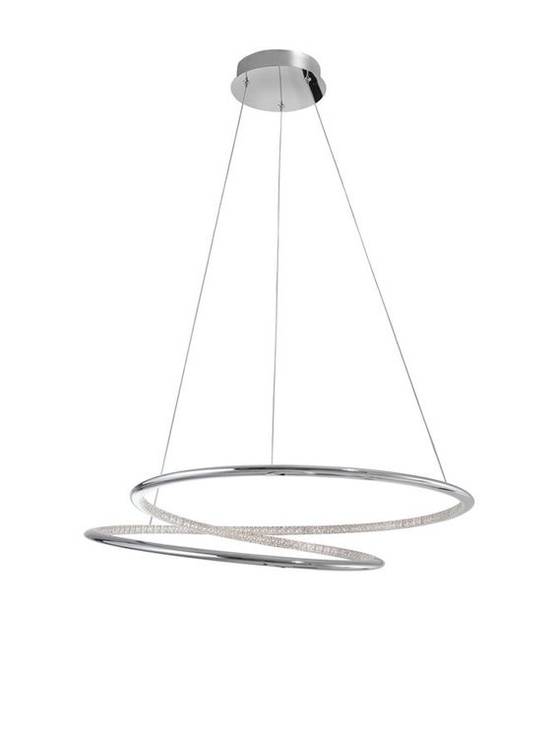81007202 Plasencia - riippuvalaisin, kromi, kristalliakryyli, 34W led, 3000K 2400lumen, Nova Luce, Finvalo - Riippuvat valaisimet - 007880 - 1