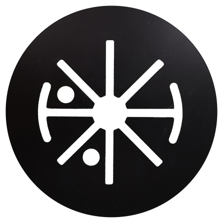 TL-360-MU/AM tähtilevy musta / antiikkimessinki, E.litevalaisimet - Varaosat - 183750 - 1