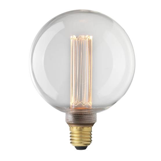 4100727 koristekäyttöön 125mm kirkaspintainen pop- lamppu, 3,5W led, himmennettävä, 2000K 110lumen, E27, Unison - Led-lamput - 005260 - 1