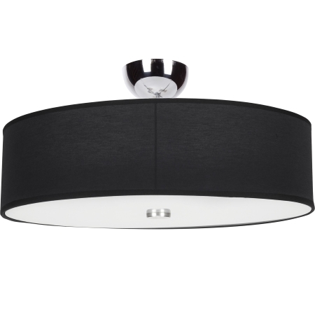 6390 Viviane plafondi, 3 x E27, kromi, musta, 50cm, E.lite - Plafondit - 182510 - 1