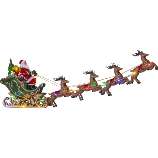 992-31 Deerville - reki pöytäkoriste led-valoilla, paristokäyttöinen, Star Trading, Noortrade - Muut - 182890 - 1