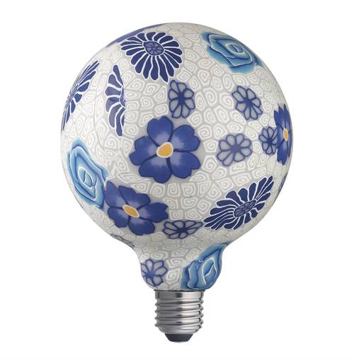 3800150 6W Flower POP-lamppu sininen 125mm, 2200K, 180lm, E27, Unison - Led-lamput - 183480 - 1