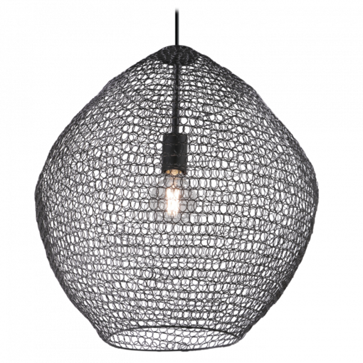 K50117-1MU Penny riippuvalaisin 48cm musta, Sessak - Riippuvat valaisimet - 184710 - 1