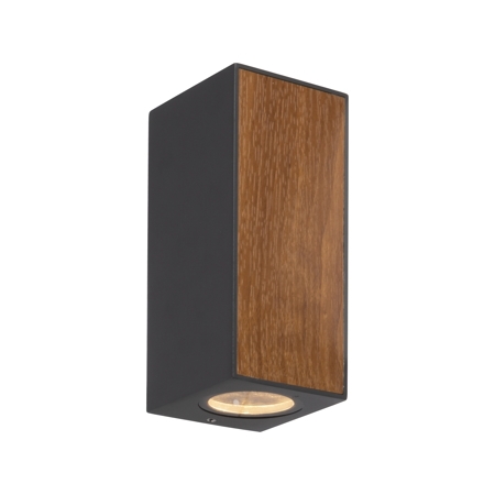 7929 Beret seinävalaisin, grafiitin harmaa / puu, IP54, mAntra, e.litevalaisimet - Seinä- ja kattovalaisimet - 185190 - 1