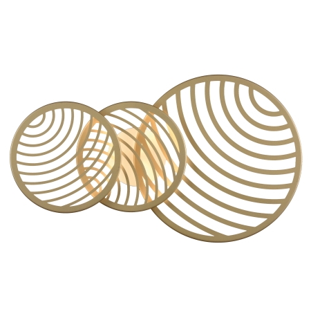 7233 Collage seinä- / kattovalaisin, kulta, 40W 3000K 3000lumen, Design Santiago Sevillano, mAntra, e.litevalaisimet - Plafondit - 185200 - 1