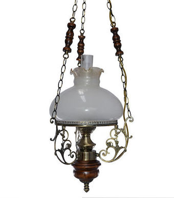 9908/1 Öljylampun näköinen riippuvalaisin, AT-valaisin - Riippuvat valaisimet - 012480 - 1