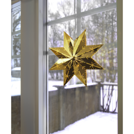 799-00 Classic metalli tähti, kulta, E14, Star Trading, Noortrade - Kranssit ja tähdet - 182181 - 2