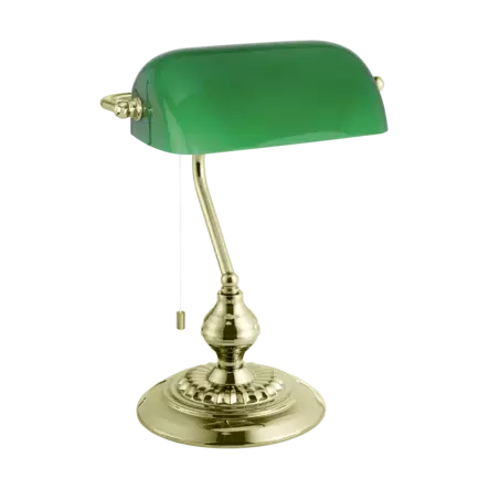 90967 vihreä / 901019 valkoinen Banker pöytävalaisin, Eglo - Pöytävalaisimet - 002241 - 1