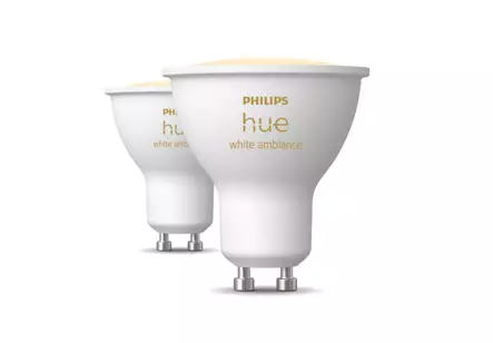 929003666702 Philips Hue White Ambiance led-poltin GU10, 2kpl - Led-lamput - 002901 - 1
