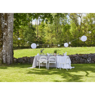 063-83 13cm led- kynttilä Flamme sisälle tai ulos, valkoinen muovi, paristokäyttöinen, Star Trading, Noortrade - Muut - 182921 - 2