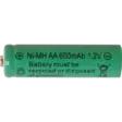 478-01-2 AA 1,2V 600mAh Ni-MH ladattava paristo, 2kpl /pkt, StarTrading - Paristot - 100781 - 1