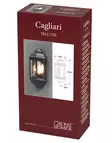 7011-750 Cagliari seinävalaisin, musta, Konstsmide - Seinä- ja kattovalaisimet - 004901 - 4