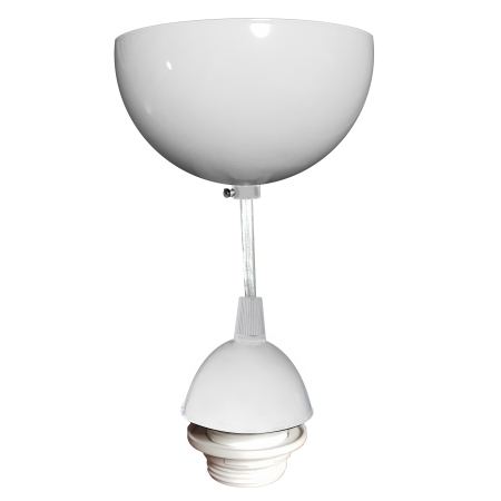 1500-PE-01 Riippukaluste valaisimeen korkeus max 150 cm E27, valkoinen, E.litevalaisimet - Sähkötarvikkeet - 006981 - 1