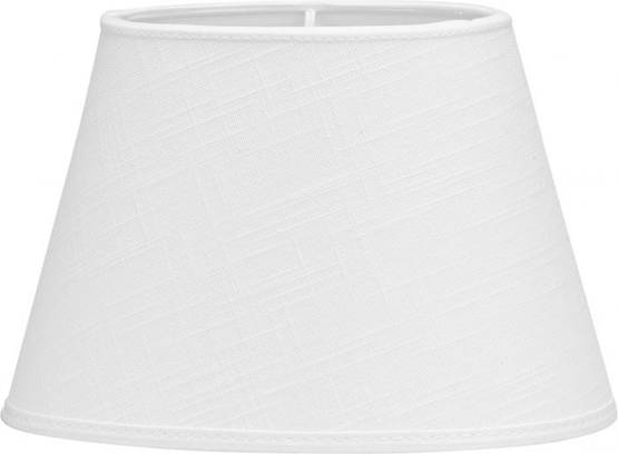 1531-471 Oval Lin - varjostin, valkoinen, 30cm, PR Home, Noortrade - Kankaiset varjostimet ja muut kuin lasi - 182301 - 1