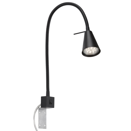 2080-015 Tuso - kohdevalaisin musta, useita kiinnitystapoja, GU10 4W led, Brilo, E.litevalaisimet - Kohdevalaisimet - 184091 - 1