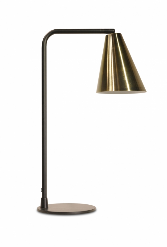 2870-05 Vigo - pöytävalaisin, musta, antiikkimessinki, 56 cm, E14, Valaisin Grönlund - Pöytävalaisimet - 181661 - 1