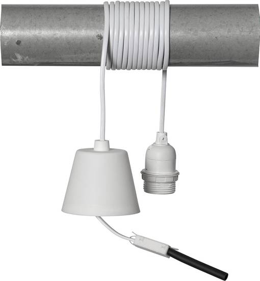 295-27-1 E27 Basic ripustusjohto 3,5m valkoinen, Star Trading, Noortrade - Sähkötarvikkeet - 006651 - 1