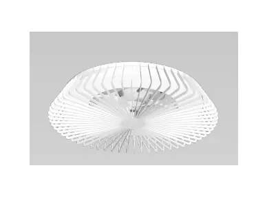 7120 Himalaya - tuuletinvalaisin valkoinen, Design Santiago Sevillano, moottori 35W, 70W led, Mantra, E.litevalaisimet - Tuulettimet - 182601 - 1