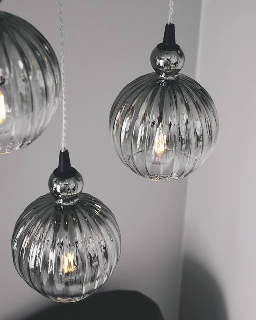 737338 Ball Ball - riippuvalaisin 32cm, savulasi, E27, Halo Design - Riippuvat valaisimet - 182031 - 2