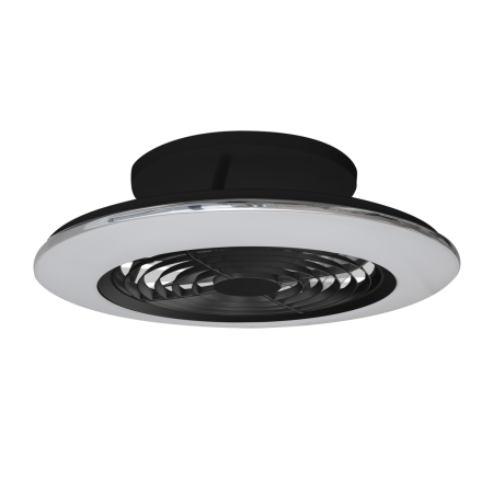 7495 Alisio mini tuuletinvalaisin 52,5cm musta, kaukosäädin, Mantra, E.litevalaisimet - Tuulettimet - 183581 - 1