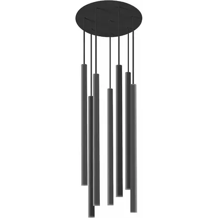 8920 7-osainen Laser ryhmävalaisin, musta, Nowodvorski, e.litevalaisimet - Riippuvat valaisimet - 183281 - 1