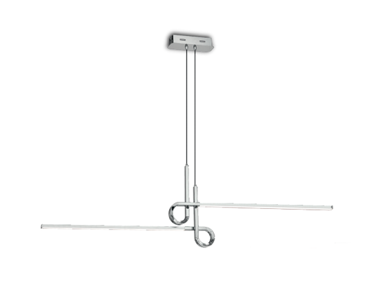 6120 Cinto - riippuvalaisin, kromi, 24W led 3000K 1950 lumen, Design Santiago Sevillano, Mantra, E.litevalaisimet - Riippuvat valaisimet - 009511 - 1