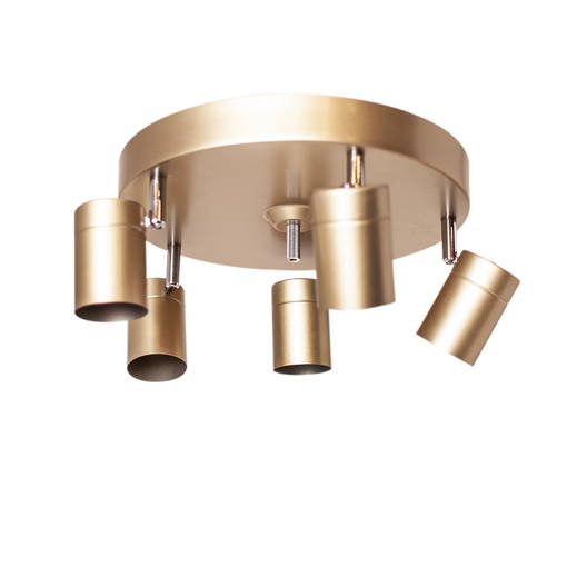 4200730-6501 Correct 5-osainen kattovalaisin spotti, matta kulta, 5xGU10, By Rydéns, Sessak - Kohdevalaisimet - 183961 - 1