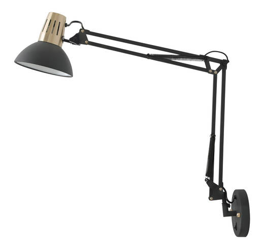 85452 2270 Artemia seinävalaisin 16,5cm musta, Kauppahuone Harju Oy, GTV decor - Seinävalaisimet - 184671 - 1