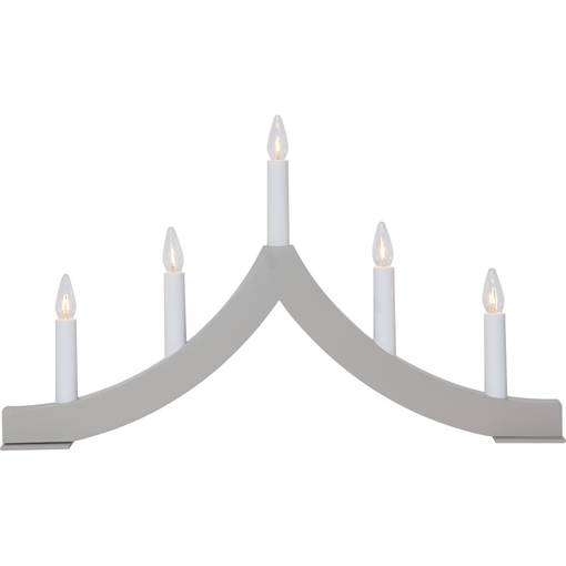 SR-645-02 Pagod 5-haarainen kynttelikkö beige, Star Trading, Noortrade Oy - Kyntteliköt ja kynttilät - 184791 - 1