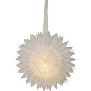 501-47 Dis-paperitähti 50cm valkoinen, Star Trading, Noortrade - Kranssit ja tähdet - 185062 - 1