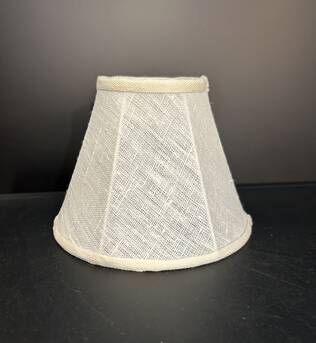 Alina 15 varjostin, valkoinen pellava, VarjoMarja - Kankaiset varjostimet ja muut kuin lasi - 006252 - 1