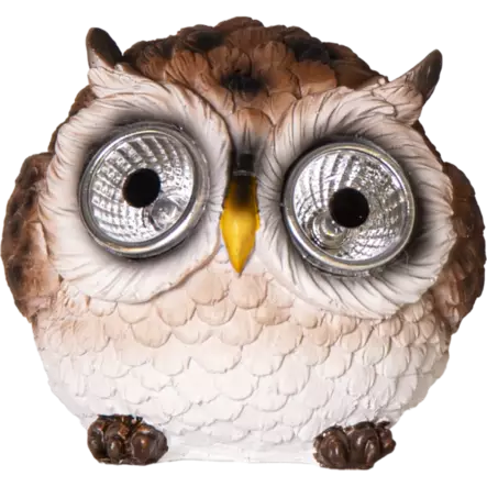 483-99-25 Owl - pöllö aurinkokennokoriste, Solar, StarTrading - Aurinkokennovalaisimet - 007152 - 2