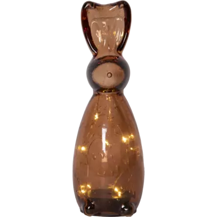 581-7 ruskea/ 581-38 vihreä Harry lasikoriste led-valolla, paristokäyttöinen, Star Trading - Muut - 011812 - 1