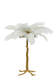 1860626 Feather - pöytävalaisin 65cm valkoinen/kulta, Light & Living, Focus Interiors - Pöytävalaisimet - 006972 - 1