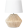 P44617-1 Addie pöytävalaisin, manillakuitu, puuvilla varjostin, Sessak - Pöytävalaisimet - 183102 - 1