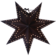 236-52 Bobo - paperitähti 34cm, musta, E14, Star Trading, Noortrade - Kranssit ja tähdet - 182882 - 1